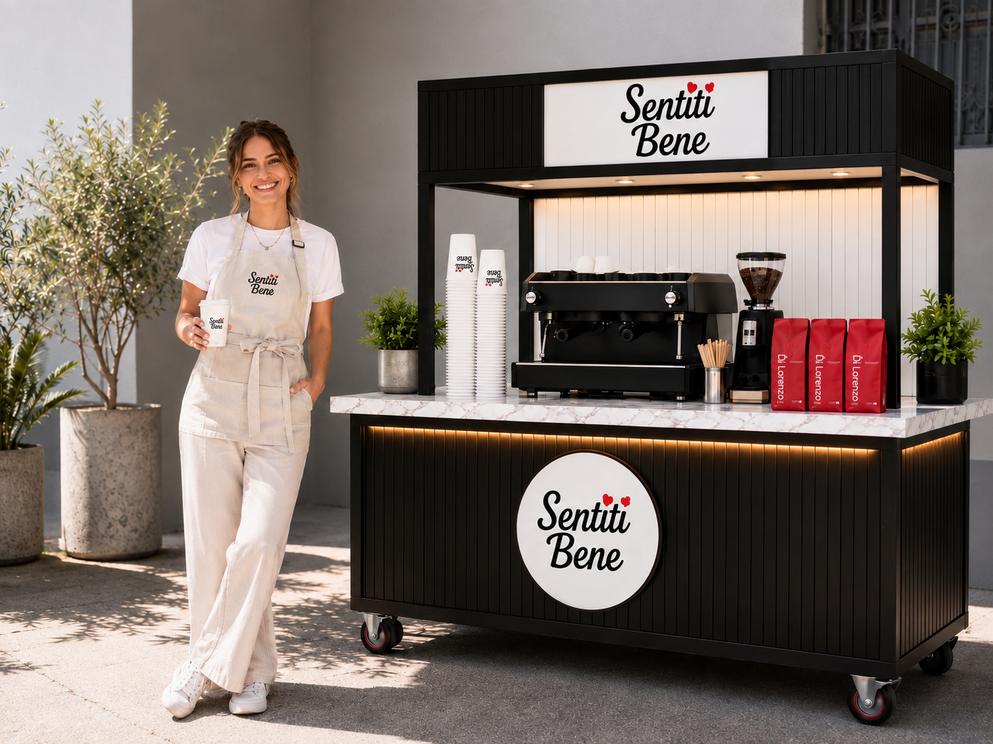 Sentiti Bene Coffee Cart